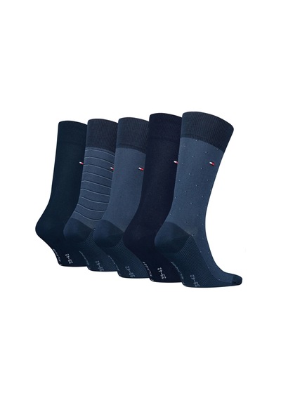 Tommy Hilfiger Tommy Hılfıger Erkek 5'li Çorap 701224442-001 701224442-001 Çok Renkli