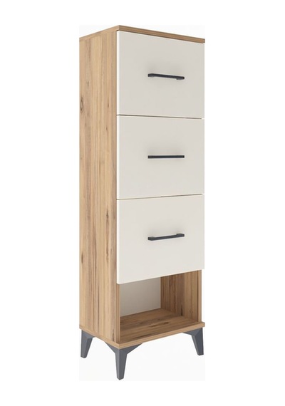 Arges Dolap 3 Çekmeceli 44x30x134 Çam-aytaşı Atlas Çam
