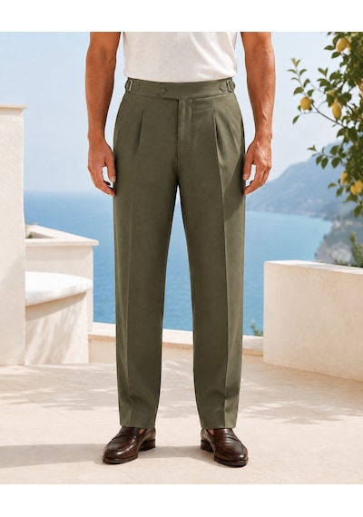 Danger Erkek Viskon Karışımlı Yan Tokalı Pileli Baggy Pantolon Haki 0171dngr Danger Erkek Viskon Karışımlı Yan Tokalı Pileli Baggy Pantolon Haki 0171dngr