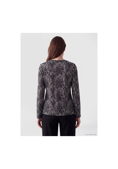 LC Waikiki Alıta Cıty Farkıyla Lcw Grace Gri Penye Desenli Oval Yaka Uzun Kollu Kadın Bluz Gri - 929697444 Gri LC Waikiki Alıta Cıty Farkıyla Lcw Grace Gri Penye Desenli Oval Yaka Uzun Kollu Kadın Bluz Gri - 929697444 Gri