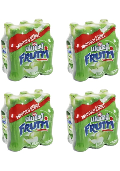 Uludağ Frutti Elma Aromalı Maden Suyu 200 Ml X 24 Adet