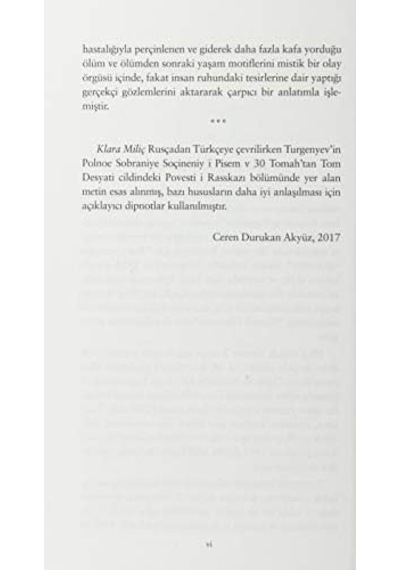 Klara Miliç: Hasan Ali Yücel Klasikler Dizisi