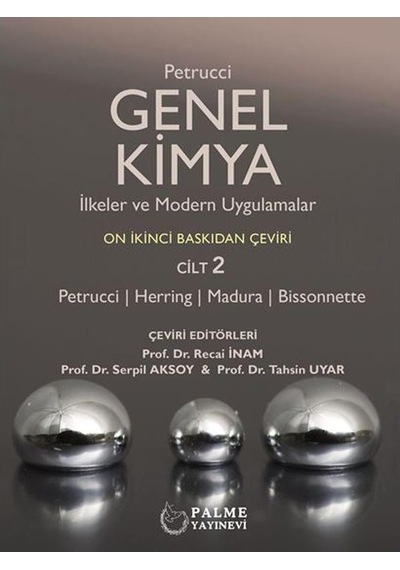 Genel Kimya 2.cilt İlkeler Ve Modern Uygulamalar Petrucci Palme