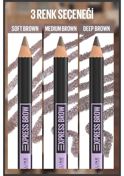 Maybelline Ny Quick Shaper Kaş Şekillendirici Kalem - 04 Medium Brown 3600531718329-11119 04