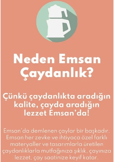 Emsan Troy Vintage 2600 ML Su Isıtıcı Kettle