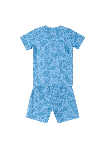 Shark Erkek Çocuk Yazlık T-shirt Şort Takım