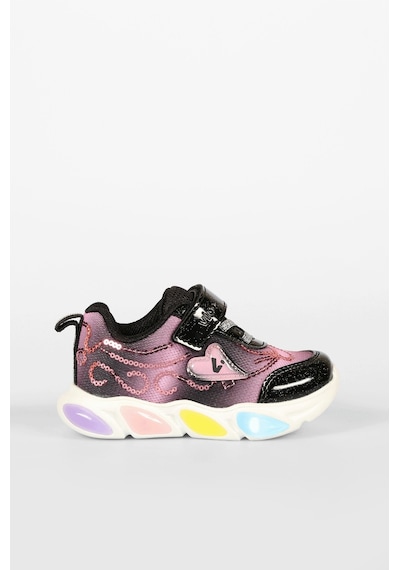 Vicco Lemna Kız Çocuk Işıklı Sneaker Siyah