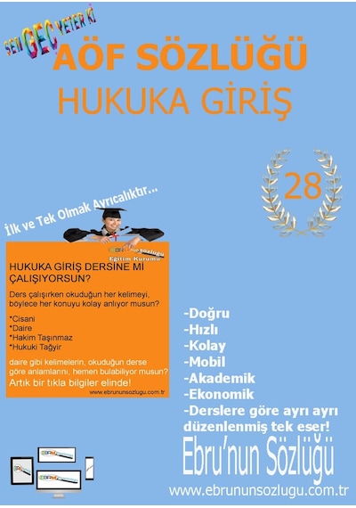 AÖF İİBF Ebrunun Sözlüğü Hukuka Girİş - E Sözlük