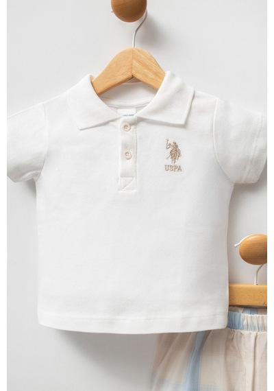 U.S. Polo Assn. Erkek Bebek Beyaz Takım Usb2332-c-v2 Beyaz