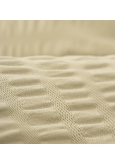 Cotton Box Crepe Lastikli Çarşaflı Lüks Penye Çift Kişilik Nevresim Takımı-bej Bej
