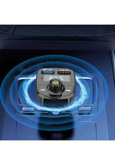 X8 20w Hızlı Şarj Bluetooth Fm Transmitter Çakmaklık Girişli
