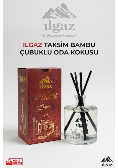 Taksim Bambu Çubuklu Oda Kokusu Türkiye Serisi Sandal - Yasemin 500 ML