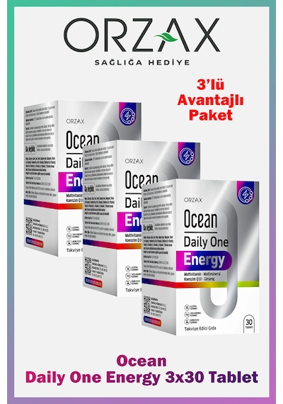 Ocean Daily One Energy 30 Tablet 3 Adet