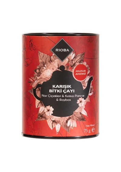 Rıoba Karışık Bitki Çayı 75 G Nar Çiçekleri, Kırmızı Pancar Ve Roybos 4'li Avantaj Paketi - 4 A Tarı