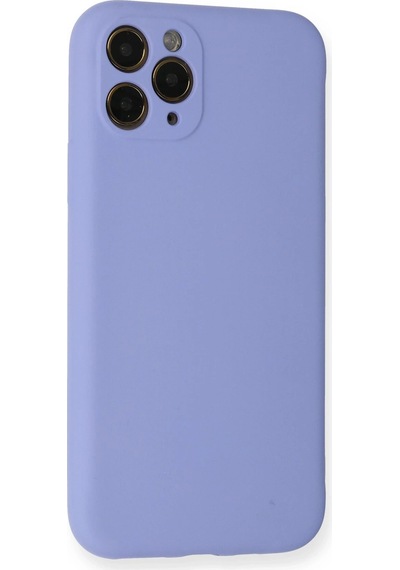 Ilkeshop Newface Apple iPhone Uyumlu 11 Pro Kılıf Nano İçi Kadife Silikon- Lila