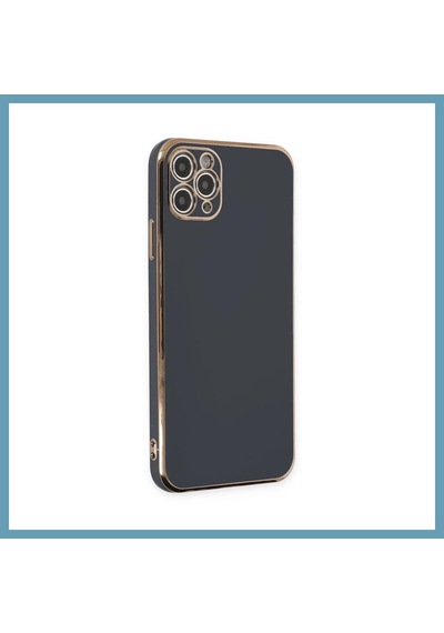 Bezos İphone 11 Pro Max Uyumlu Kılıf Volet Silikon - Siyah Mbt06