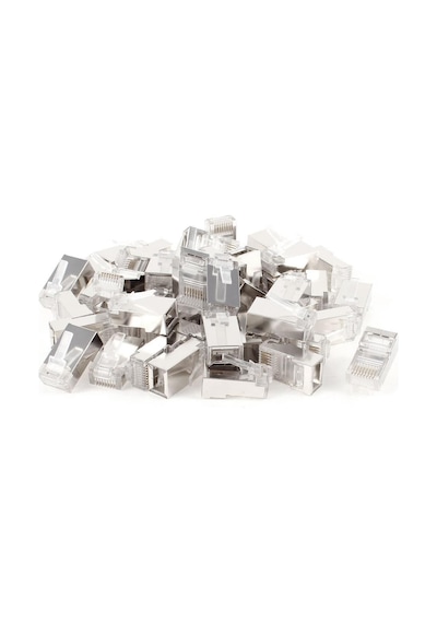 Alfais 4616 Cat6 Rj45 100 lü Jack Kablo Network Ucu Konnektör