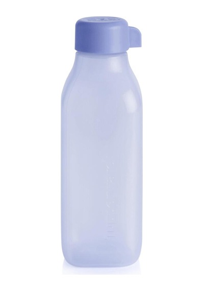 Eco Şişe Kare Suluk Ve Matara Böğürtlen 500 Ml Mor