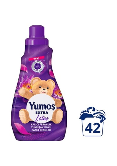 Şeylişeyler - Yumoş Ekstra Konsantre Çamaşır Yumuşatıcısı Lotus 1008 Ml 42 Yıkama 3 Adet 3'lü Set