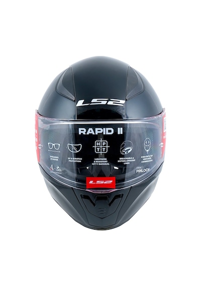 Ls2 Rapıd Iı Motosiklet Kaskı Ff353-solıd-gloss-black