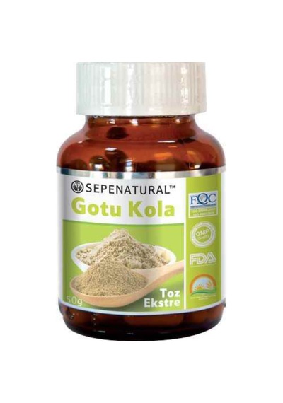 Sepe Natural Gotu Kola Extract Gotu Kola Ekstresi Toz 50 G
