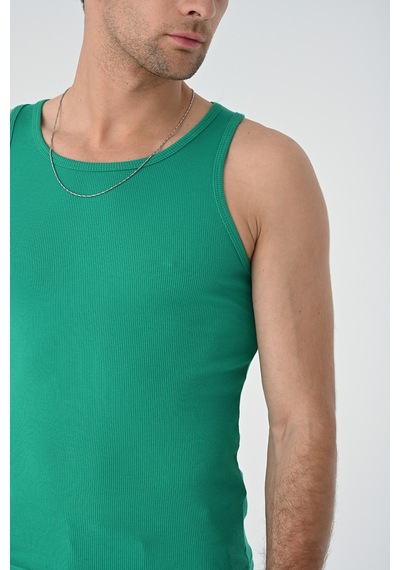 Antioch Slim Fit Erkek Atlet Ördek Yeşili