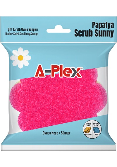 A-plex Papatya Scrub Sunny Bulaşık Süngeri