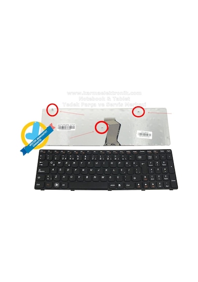 Ideapad B580 Notebook Klavyesi Siyah Tr
