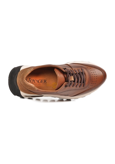 Voyager Taba Hakiki Deri Erkek Sneaker Memory Taban Premium Casual Ayakkabı M654 M