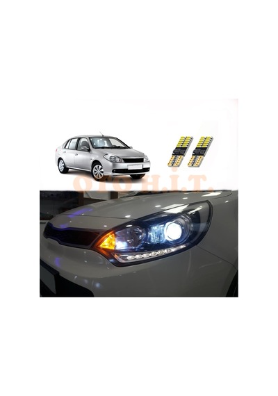 Renault Symbol 08-12 Uyumlu Park Ampulü Beyaz Led Aydınlatma Ampulü Canbus'li