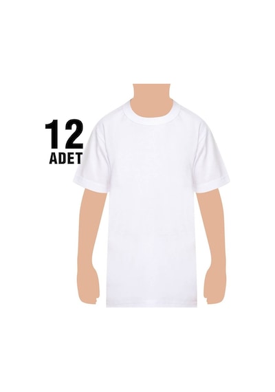 Seher Erkek Çocuk Sıfır Yaka Atlet 12'li - 2462