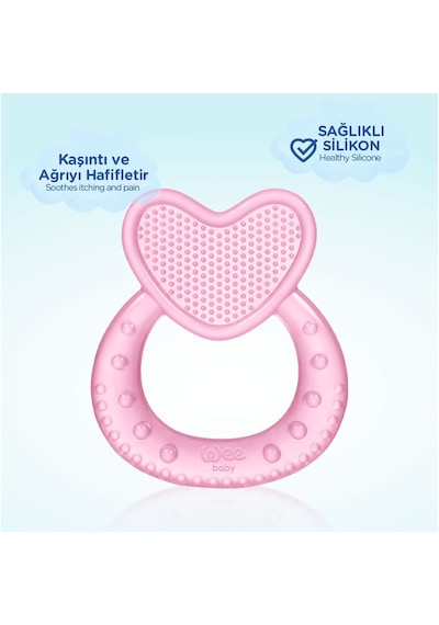 Kalpli Silikon Diş Kaşıyıcı Pembe