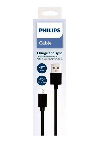 Philips Mikro Usb Şarj Data Kablosu 120cm
