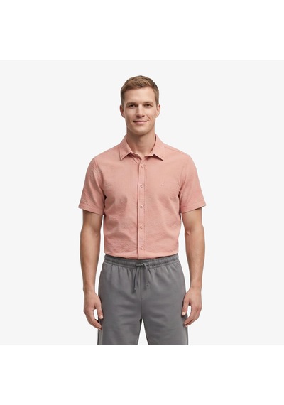 Nautica Regular Fit Erkek Pembe Gömlekdüzw65416t