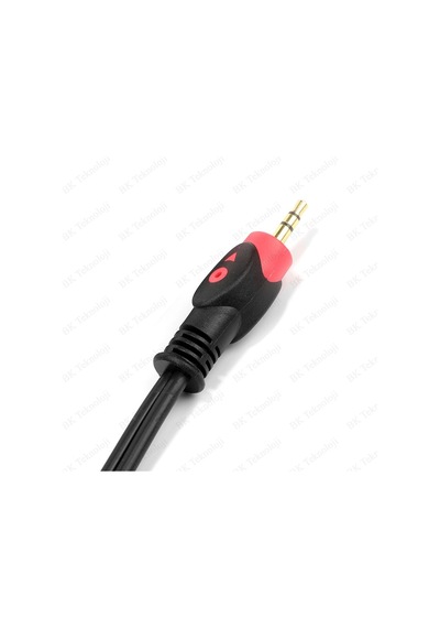 Yüksek Kalite 3.5mm Erkek to 2RCA Erkek Ses Kablosu 10Metre