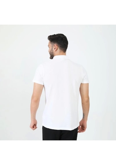 Joma Erkek Günlük T-shirt Polo Rush Beyaz 4231115 Beyaz