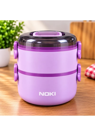 Nokı Lunch Box T-0134 500+700 Ml Paslanmaz Çelik Yemek Kabı Kaşıklı, Özel Saplı, Sızdırmaz, 2 Katlı Pembe Çok Renkli Nokı Lunch Box T-0134 500+700 Ml Paslanmaz Çelik Yemek Kabı Kaşıklı, Özel Saplı, Sızdırmaz, 2 Katlı Pembe Çok Renkli