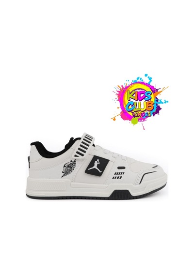 Cool King Jorans Sneaker Ortopedik Taban Unisex Çocuk Spor Ayakkabı Beyaz