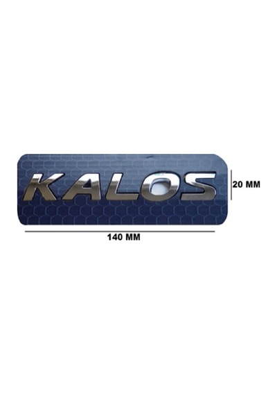Arka Bagaj Yazı ''kalos'' Büyük Chevrolet Kalos