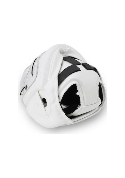 Titan Sport Yüz Korumalı Boks Kaskı , Beyaz Pitbull Desenli Camlı Model Çok Renkli