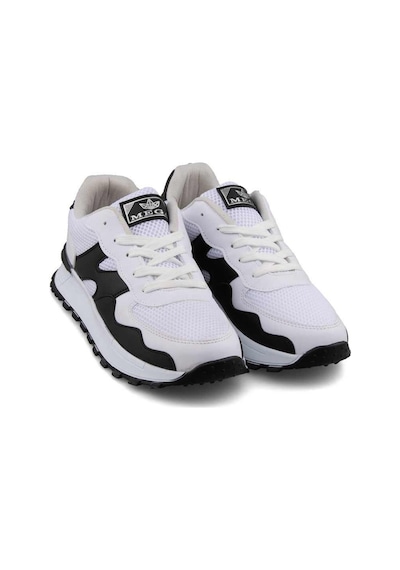Tarzbu Mega Ortapedik Beyaz Siyah Renk Fileli Günlük Ayakkabı Sneakers Beyaz - Siyah Tarzbu Mega Ortapedik Beyaz Siyah Renk Fileli Günlük Ayakkabı Sneakers Beyaz - Siyah
