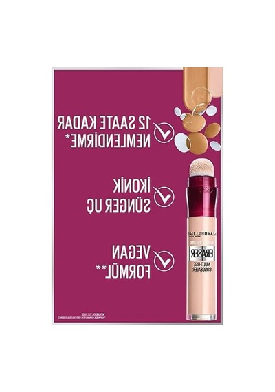 Maybelline New York Instant Anti Age Eraser Kapatıcı 03 Fair & Mini Tattoo Liner Gel Pencil Makyaj Seti 00