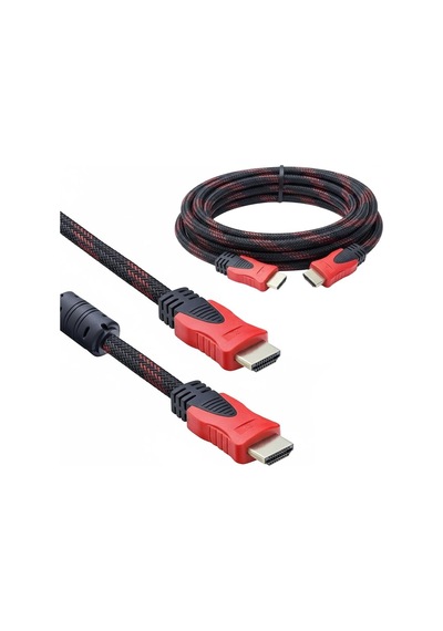 Parcbeny Pm-9554 3 Metre Yüksek Hızlı 1.4v Hdmı Kablosu 1080p-4k-3d Dayanıklı Örgülü Dış Kılıf