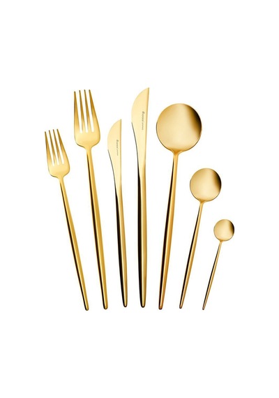 Karaca  Premium Jüpiter Mat Gold 12 Kişilik 84 Parça Çatal Kaşık Bıçak Takımı