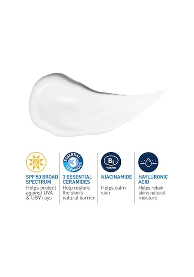 Cerave Facial Moisturising Lotion Spf 50 Yüz Kremi 52 Ml