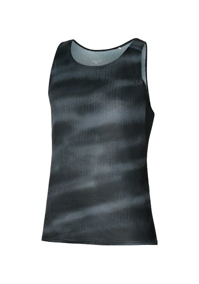 Mizuno Dryaeroflow Graphic Tank Erkek Kolsuz Tişört Siyah Çok Renkli
