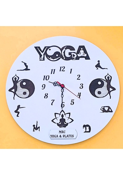 İş Yeri İçin Kişiye Özel İsim Yazılı Yoga & Plates Çok Renkli
