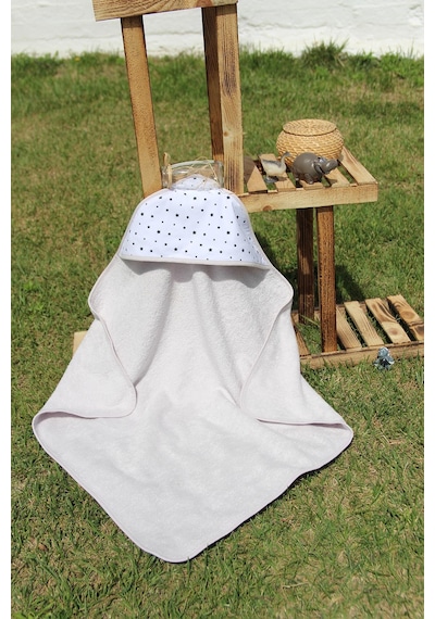 Baveno %100 Pamuk Yıldız Desenli 75x75 Bebek Kundak