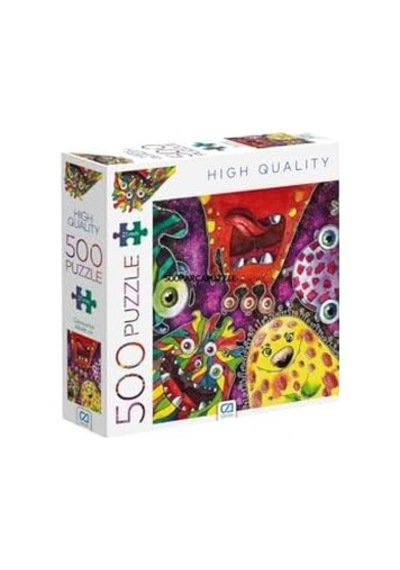 Canavarlar 500 Parça 2,2mm Kalınlık 33x48cm Profesyonel Hobi Puzzle Yapboz Serisi