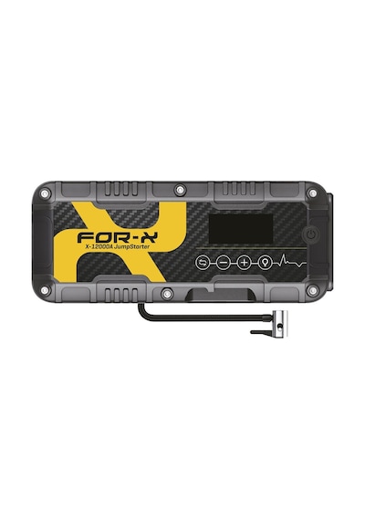 For-x X-12000 Akü Takviyesi Lastik Şişirici Powerbank Led Işık